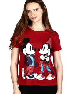 DISNEY MICKEY/MINNIE JUNIOR FASHION TOP
