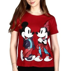 DISNEY MICKEY/MINNIE JUNIOR FASHION TOP